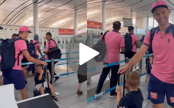 [Watch] Trent Boult Obey 'Daddy Duties' As He Playfully Carries Son At Airport During IPL Travels